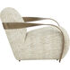 Sonesta Antique Brass / Haute Cobblestone Lounge Chair